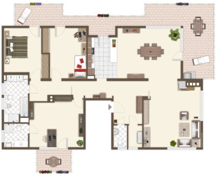 Großzügige und helle 5-Zimmer-Wohnung mit Balkon, Sauna und Hobbyraum in bester Lage von Degerloch