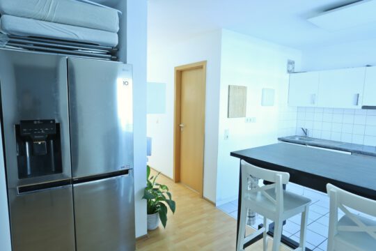 Vermietete 1,5-Zi. Wohnung mit Südbalkon und Garagenstellplatz in zentraler Lage von Leinf.-Echterd.