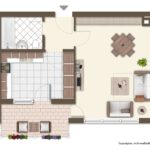 Attraktive Ein-Zimmer-Wohnung mit Balkon und Stellplatz in Altbach