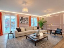 Luxuriöse 4-Zimmer Wohnung mit TG-Stellplatz und Aufzug direkt in die Wohnung im Zentrum vom München
