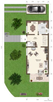 Freistehendes Einfamilienhaus mit Garten und Garage in familienfreundlicher Wohnlage von München